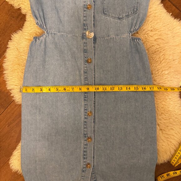 Urban Revivo Denim Midi Dress – Size Medium – 100% Cotton - Picture 9 of 10